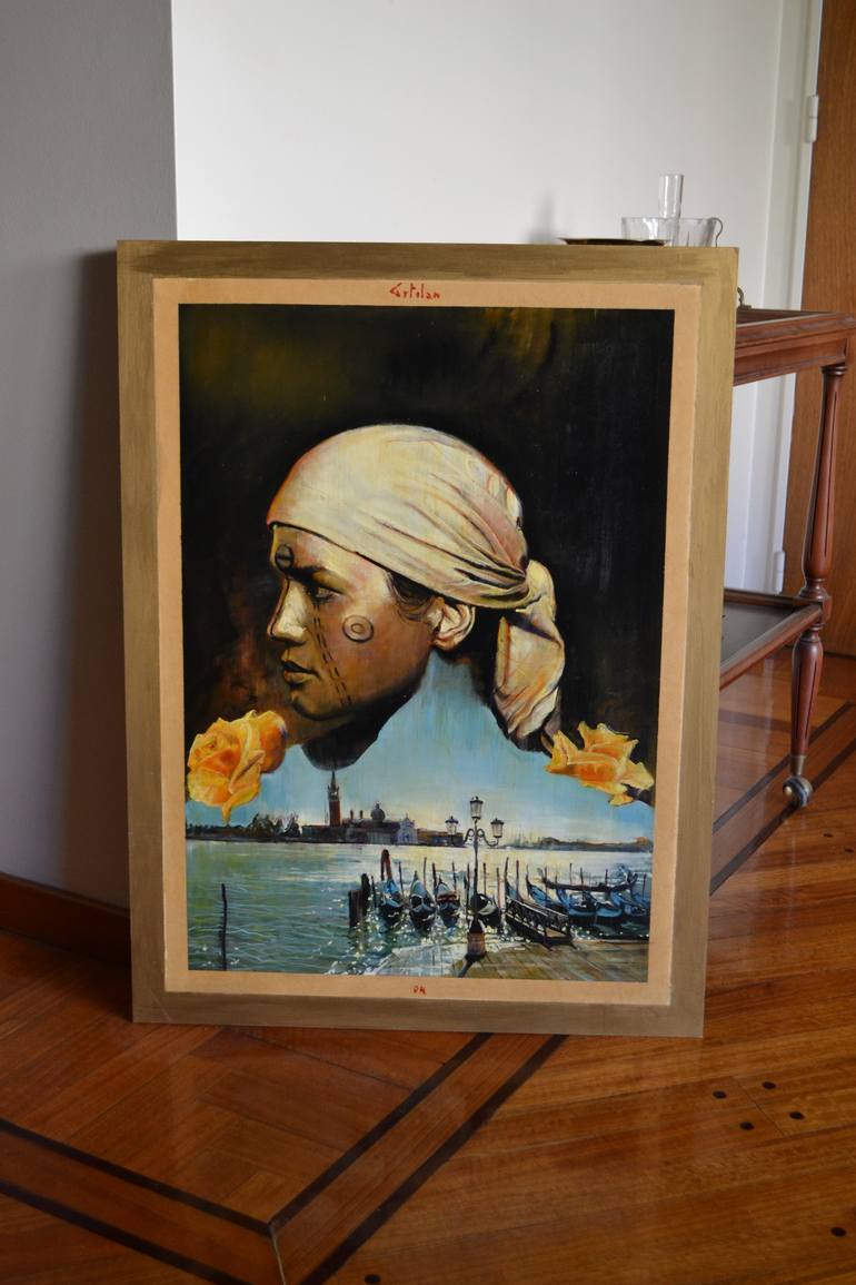 Original Figurative Women Painting by Marco Ortolan