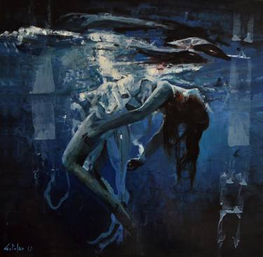 Print of Figurative Water Paintings by Marco Ortolan