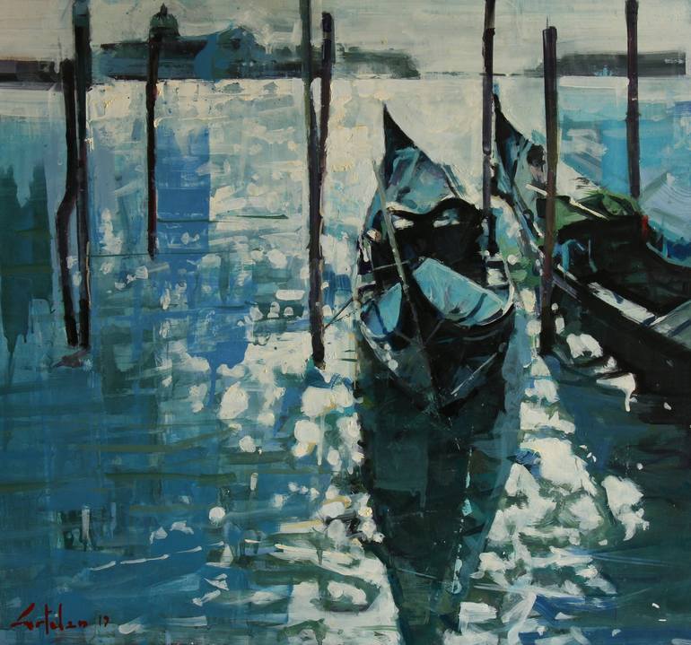 Print of Realism Seascape Paintings by Marco Ortolan