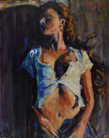 Original Expressionism Women Paintings by Marco Ortolan