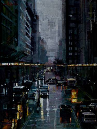 Print of Cities Paintings by Marco Ortolan