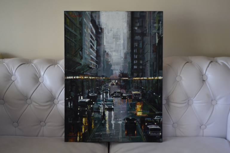 Original Cities Painting by Marco Ortolan