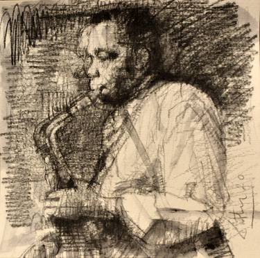 Print of Figurative Music Drawings by Marco Ortolan