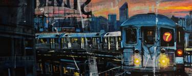 Print of Transportation Paintings by Marco Ortolan