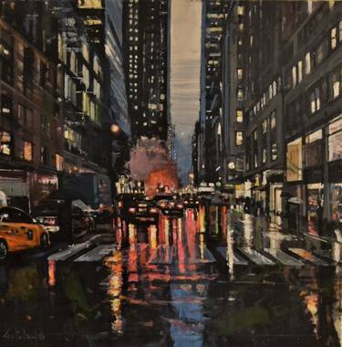 Print of Cities Paintings by Marco Ortolan