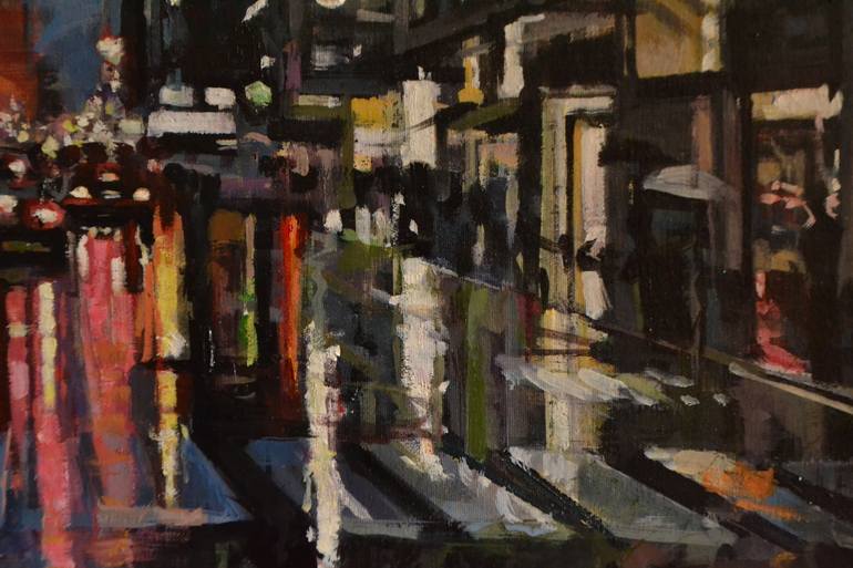 Original Figurative Cities Painting by Marco Ortolan