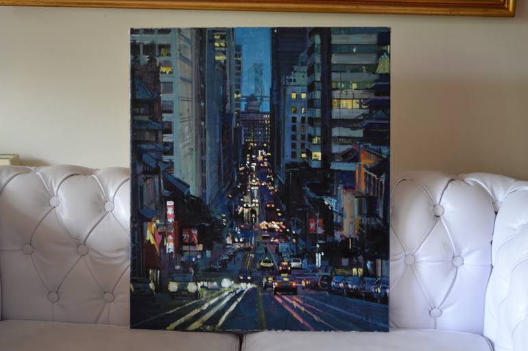 Original Expressionism Cities Painting by Marco Ortolan