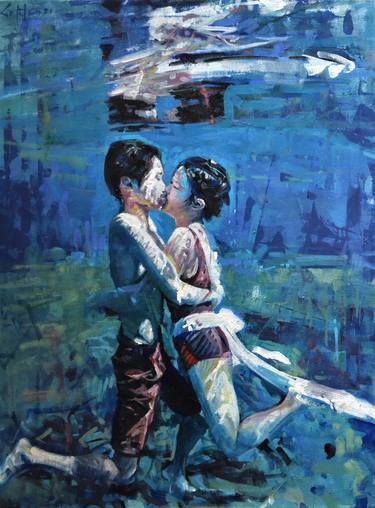 Print of Love Paintings by Marco Ortolan