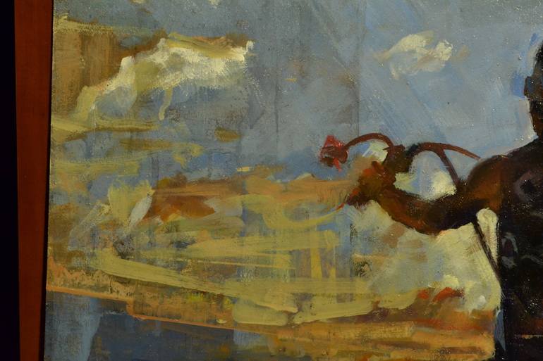 Original Figurative Transportation Painting by Marco Ortolan