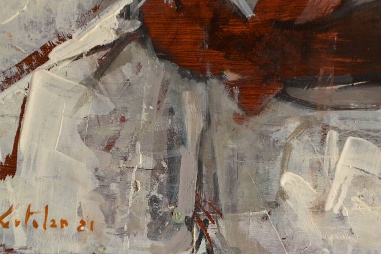 Original Expressionism Love Painting by Marco Ortolan