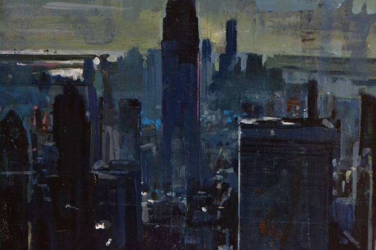 Original Figurative Cities Painting by Marco Ortolan
