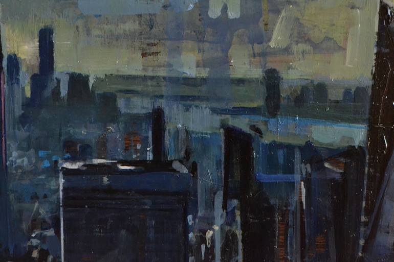 Original Figurative Cities Painting by Marco Ortolan