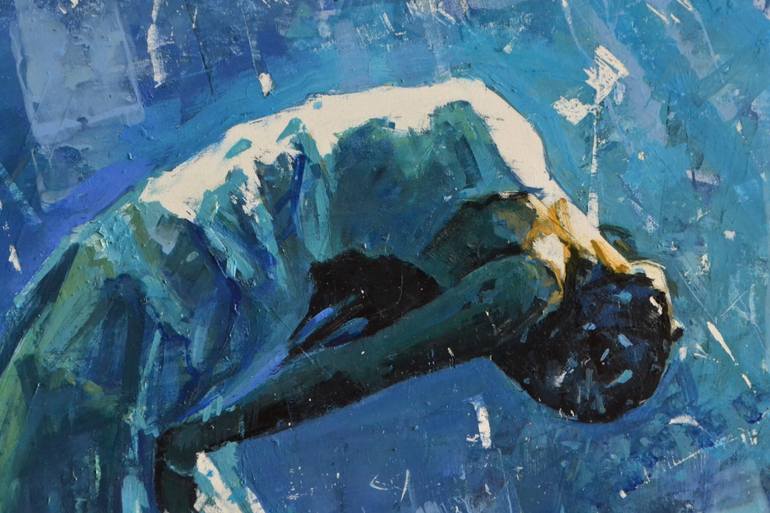 Original Expressionism Women Painting by Marco Ortolan