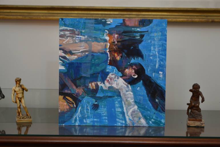 Original Figurative Love Painting by Marco Ortolan