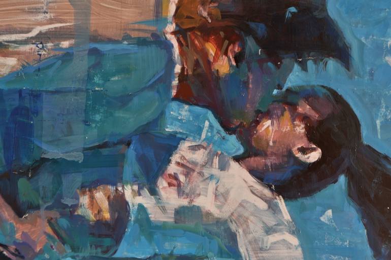 Original Figurative Love Painting by Marco Ortolan