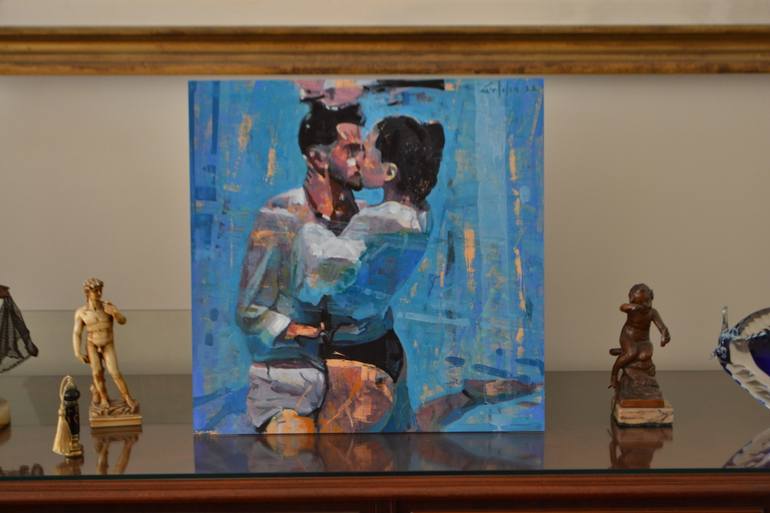 Original Figurative Erotic Painting by Marco Ortolan