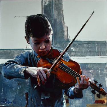 The boy and his violin thumb