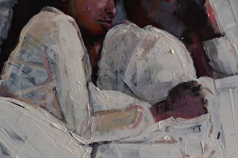 Original Figurative Love Painting by Marco Ortolan