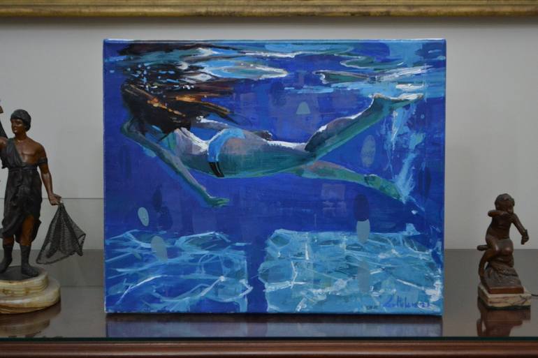Original Figurative Water Painting by Marco Ortolan