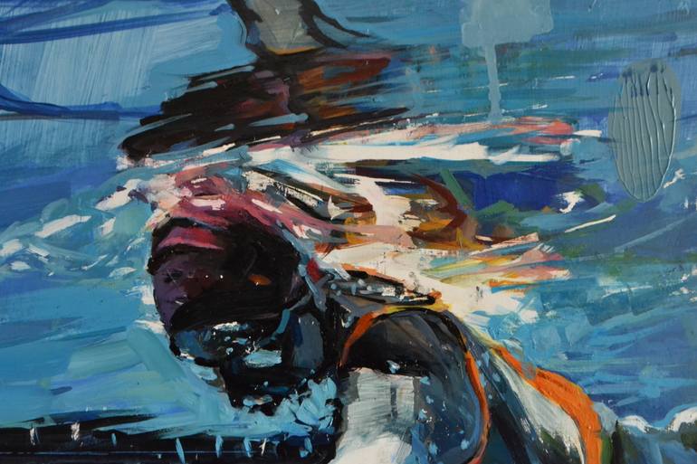 Original Figurative Sports Painting by Marco Ortolan