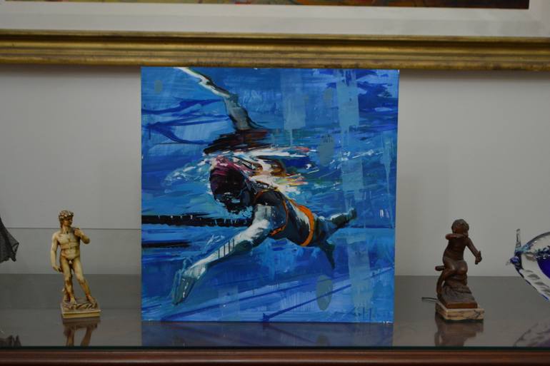 Original Figurative Sports Painting by Marco Ortolan