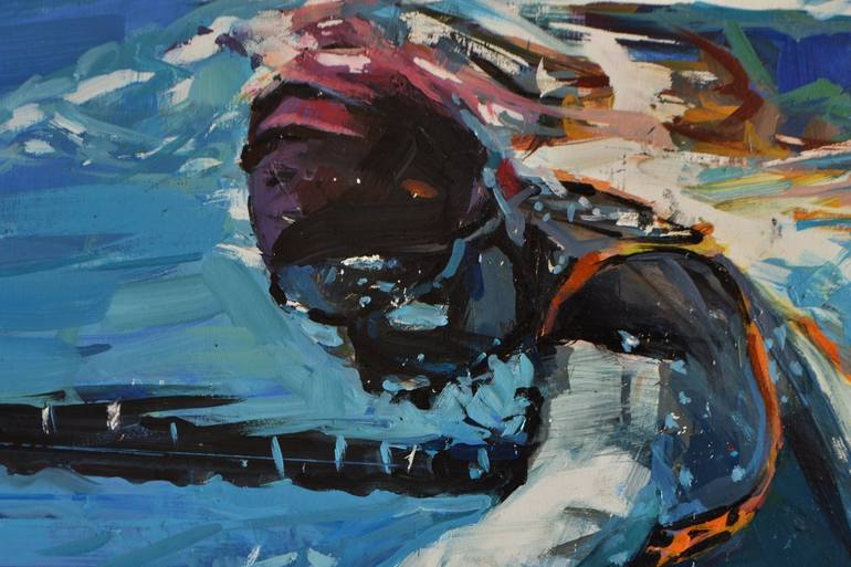 Original Figurative Sports Painting by Marco Ortolan