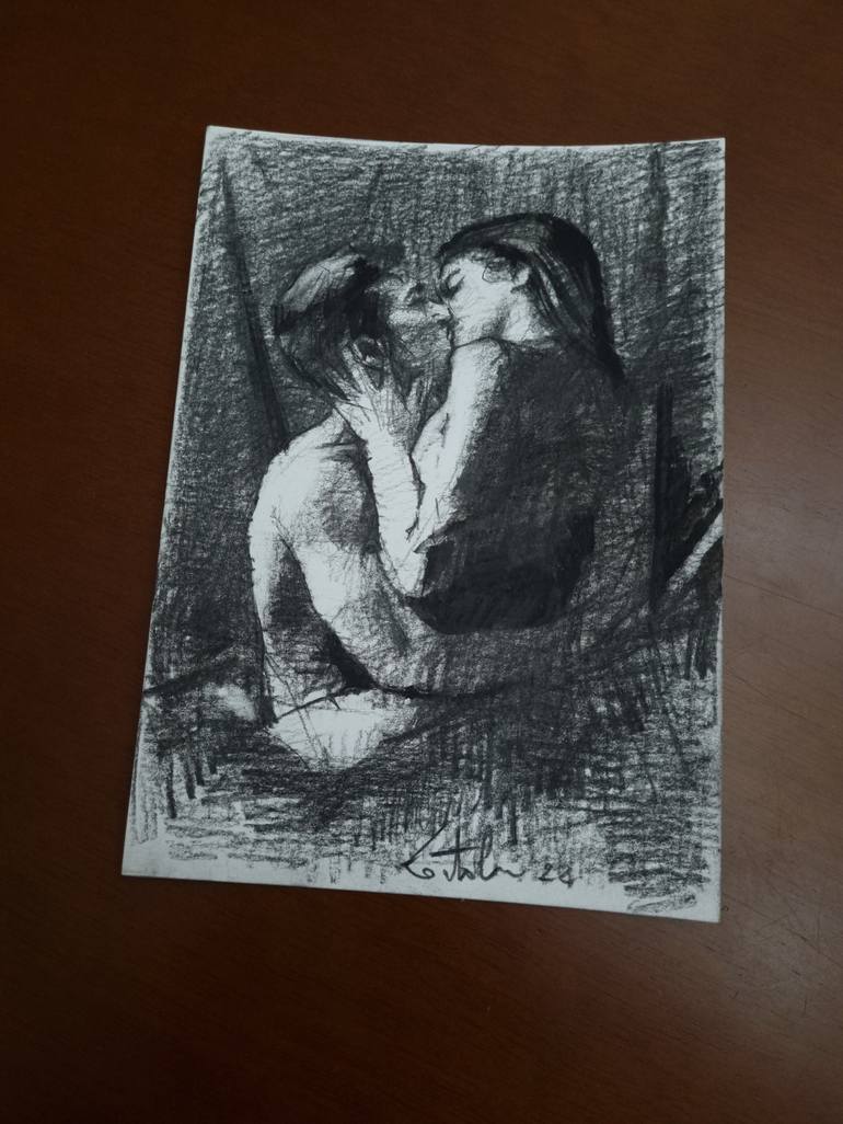 Original Love Drawing by Marco Ortolan