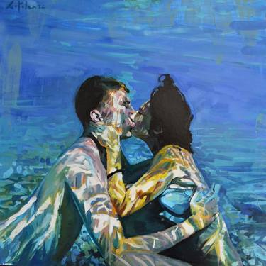 Original Impressionism Love Paintings by Marco Ortolan