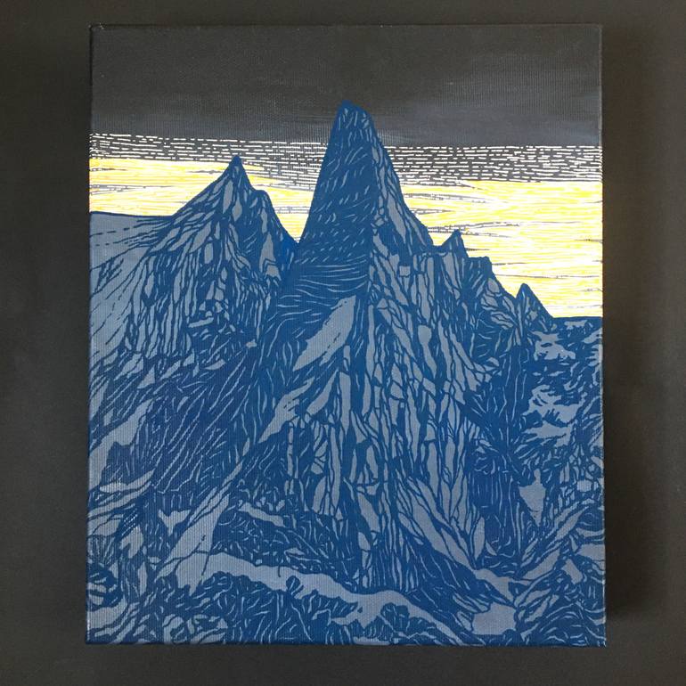 Original Figurative Landscape Painting by Coralie Huon
