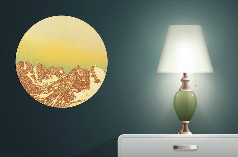 Original Figurative Landscape Painting by Coralie Huon