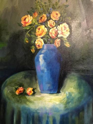 Original Expressionism Floral Paintings by PaTriCiA Bufkin