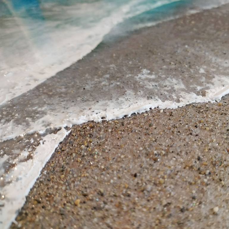 Original Modernism Beach Painting by Marianna Skartsari