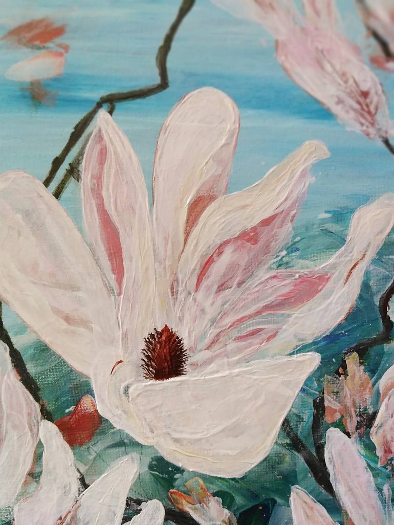 Original Floral Painting by Jacqueline Rose