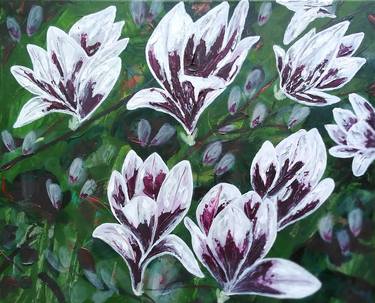 Original Floral Paintings by Jacqueline Rose