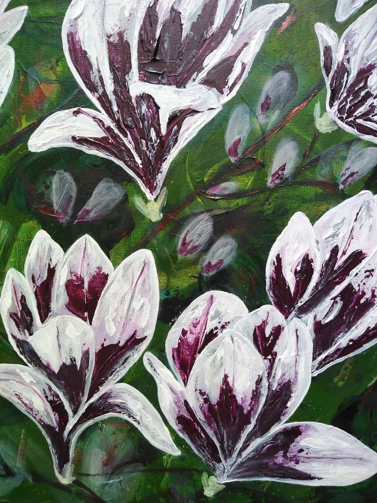 Original Floral Painting by Jacqueline Rose