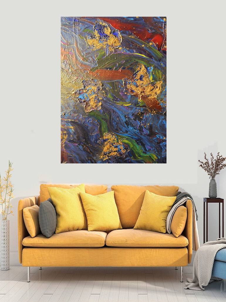Original Abstract Nature Painting by Jacqueline Rose