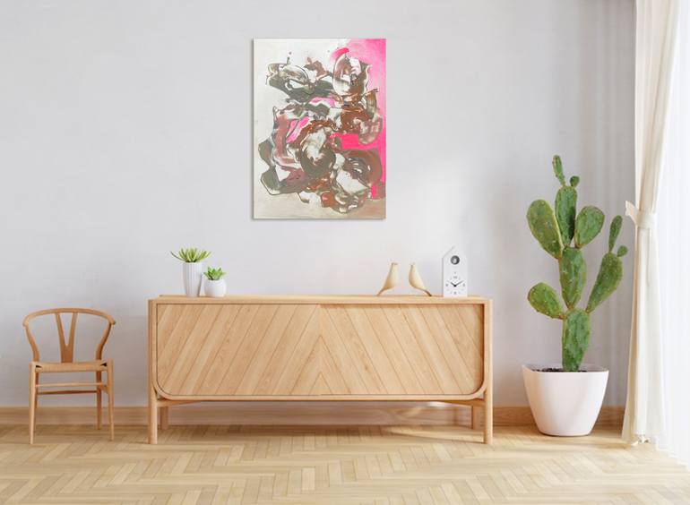 Original Abstract Expressionism Abstract Painting by Evgeniya Zolotareva