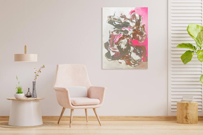Original Abstract Expressionism Abstract Painting by Evgeniya Zolotareva