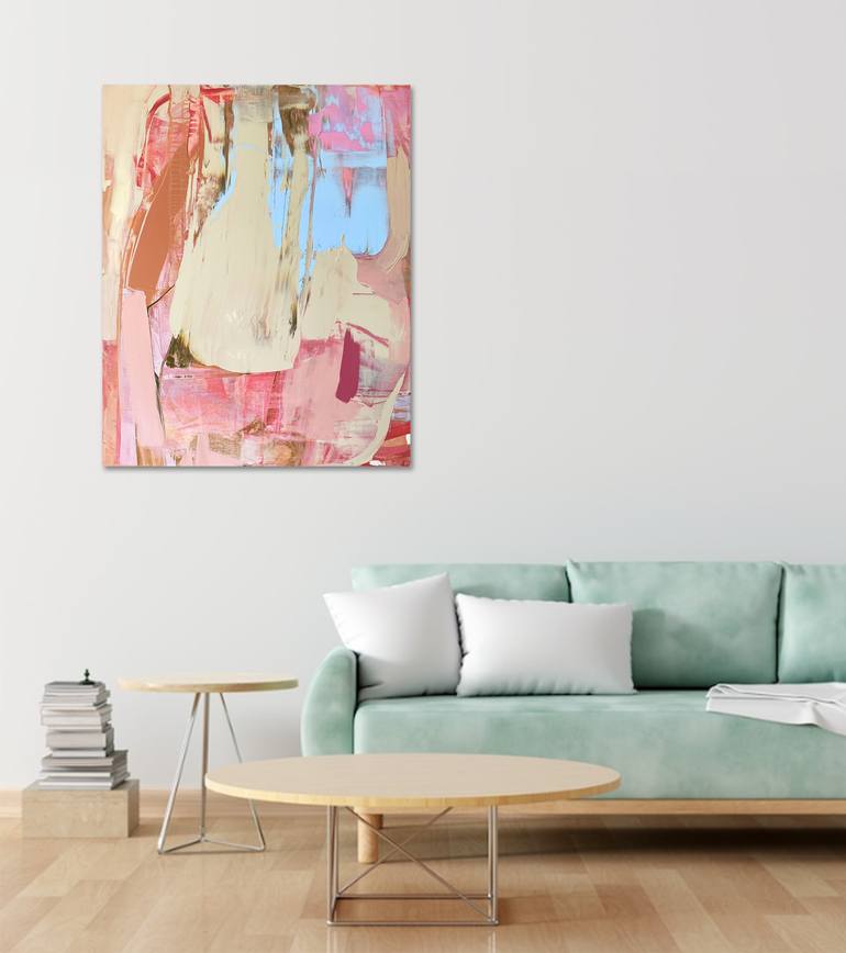 Original Abstract Expressionism Abstract Painting by Evgeniya Zolotareva