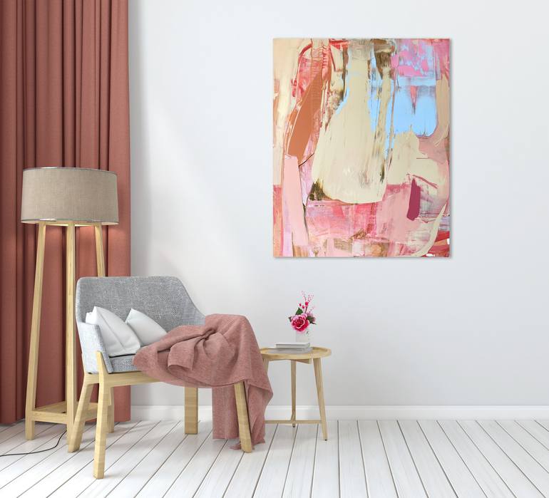 Original Abstract Expressionism Abstract Painting by Evgeniya Zolotareva