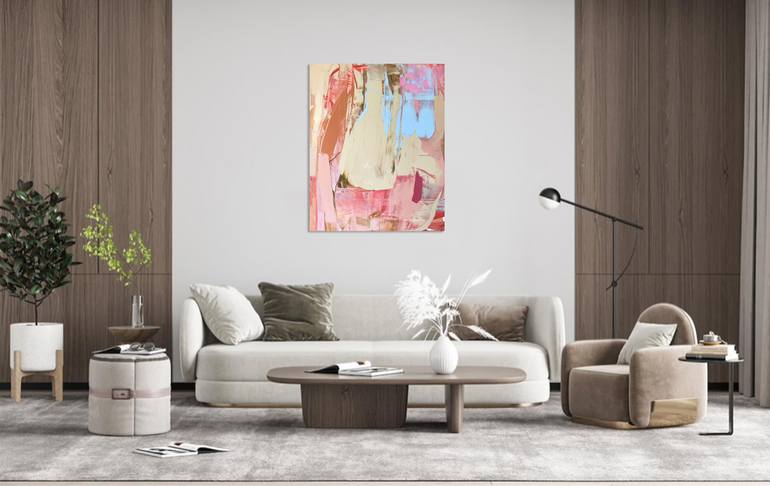 Original Abstract Expressionism Abstract Painting by Evgeniya Zolotareva