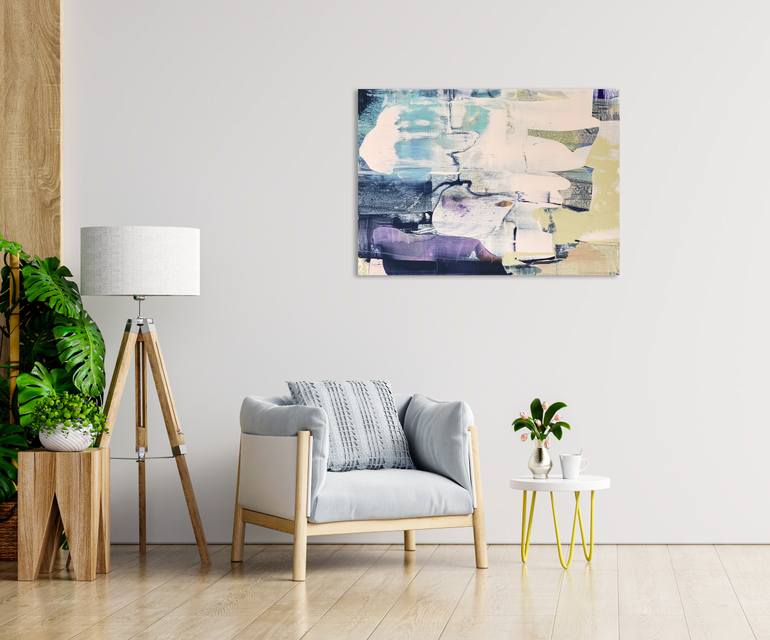 Original Abstract Botanic Painting by Evgeniya Zolotareva