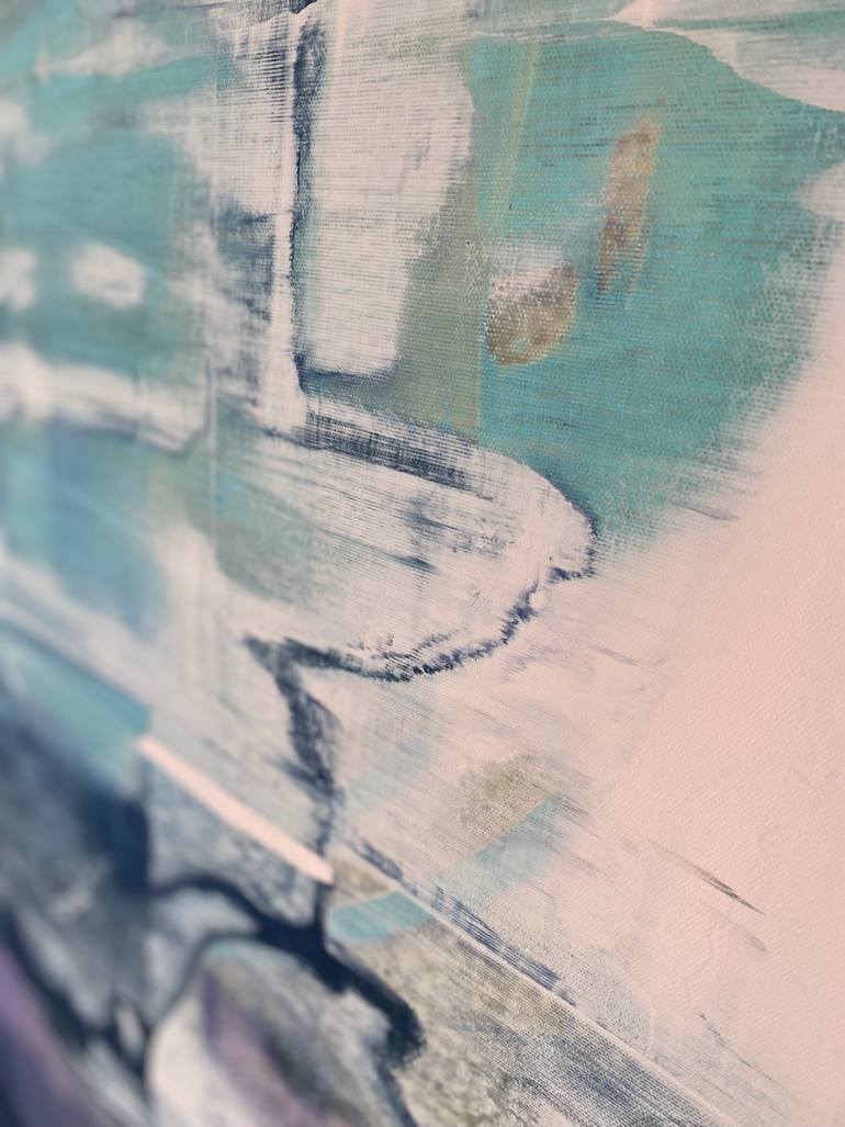 Original Abstract Botanic Painting by Evgeniya Zolotareva