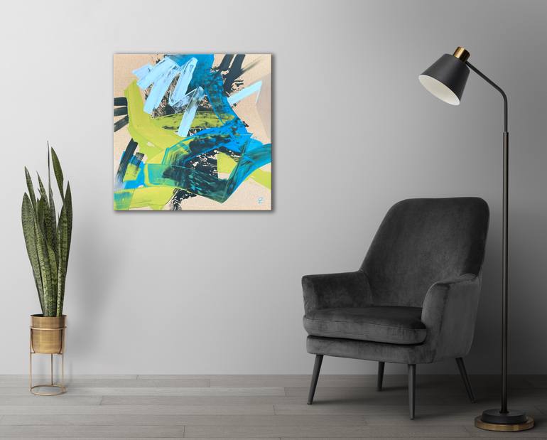 Original Contemporary Abstract Painting by Evgeniya Zolotareva