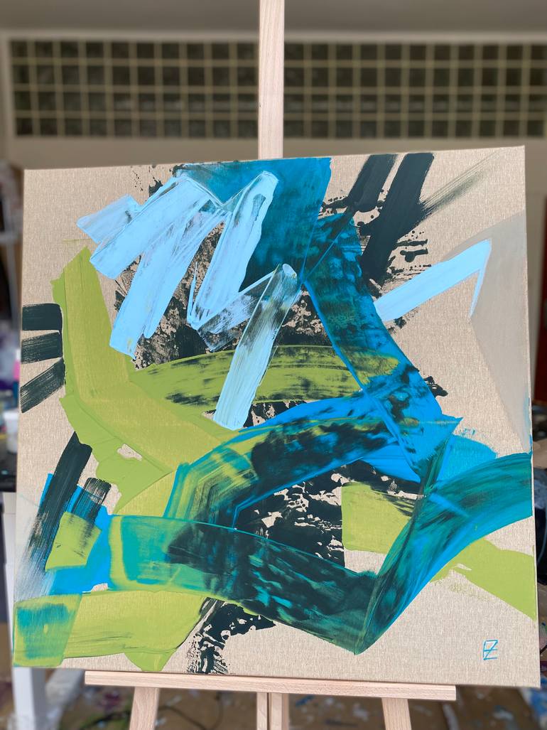 Original Contemporary Abstract Painting by Evgeniya Zolotareva