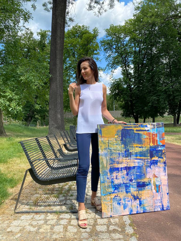 Original Abstract Patterns Painting by Evgeniya Zolotareva