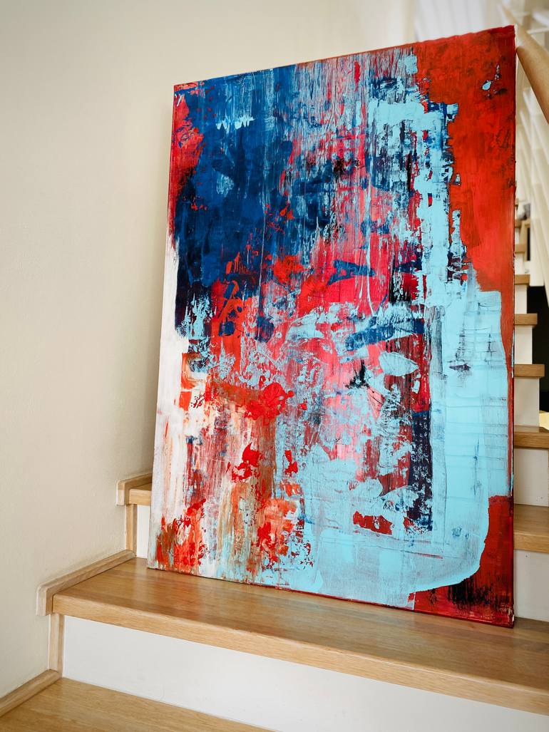 Original Abstract Expressionism Abstract Painting by Evgeniya Zolotareva