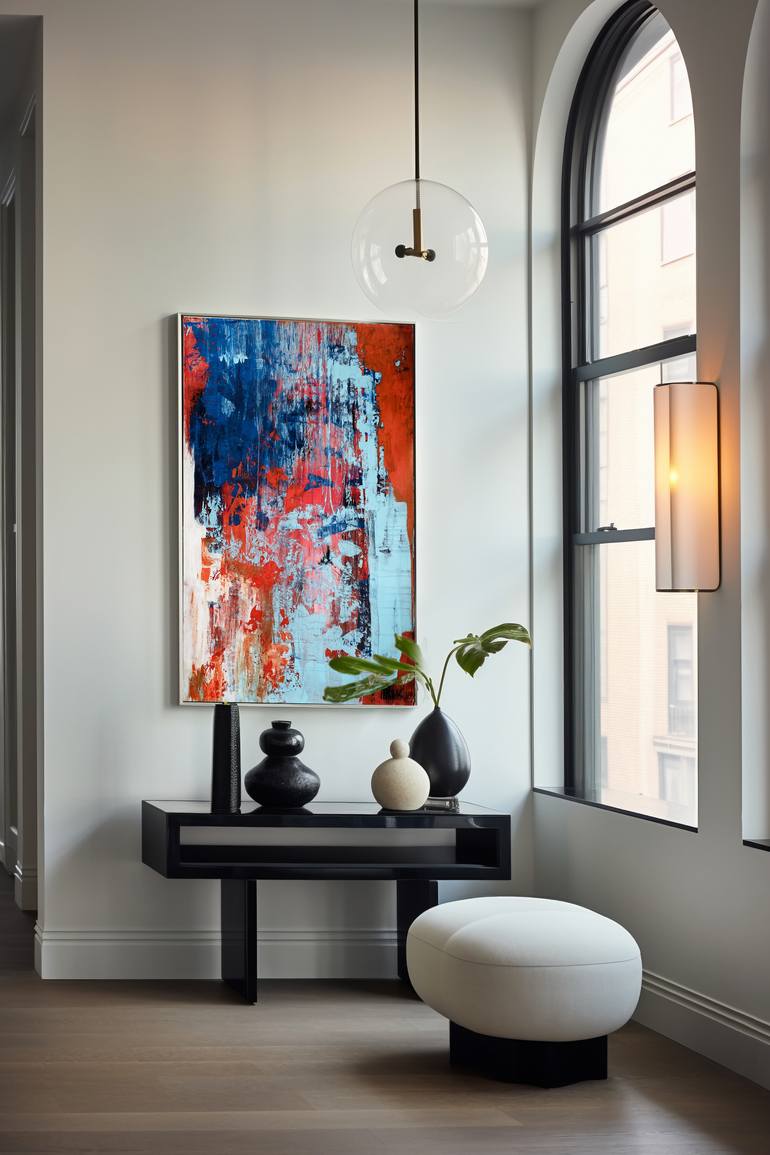 Original Abstract Expressionism Abstract Painting by Evgeniya Zolotareva
