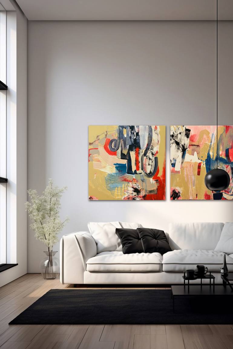 Original Contemporary Abstract Painting by Evgeniya Zolotareva