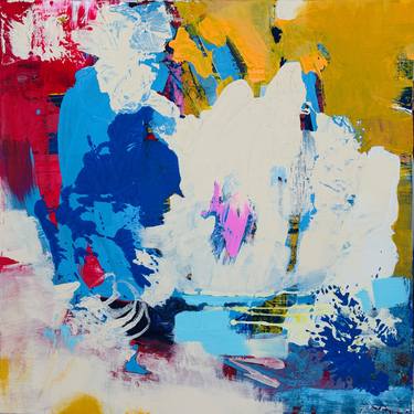 Original Abstract Expressionism Abstract Painting by Evgeniya Zolotareva